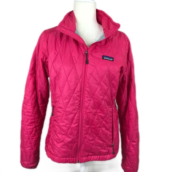 Patagonia Jackets & Blazers - Patagonia Nano Puff Pink Zip-up Quilted Jacket Med